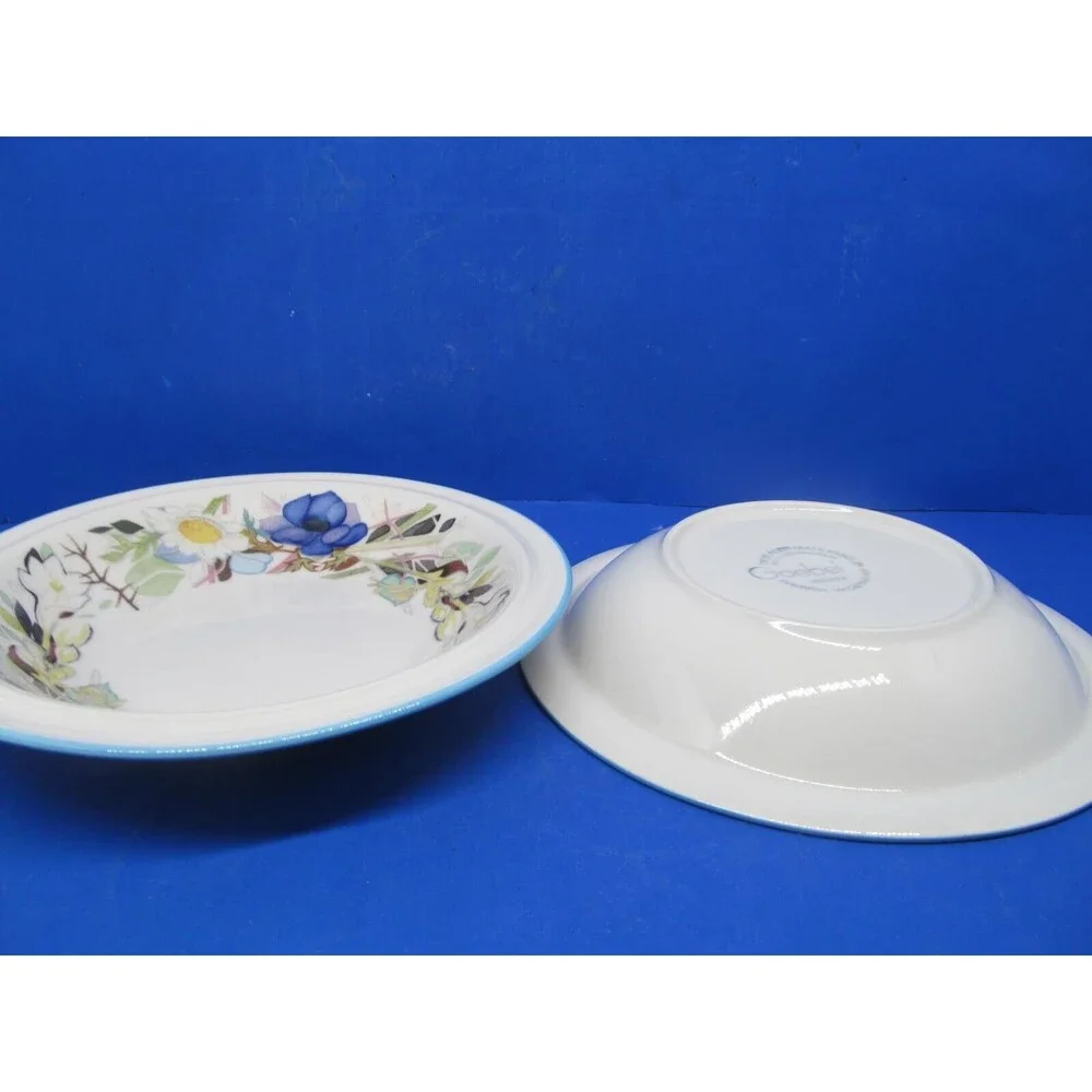 Goebel Jardin Germany Set Of 2 Rare HTF 8 1/2